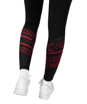 Venum Leggings UFC Performance Institute 2.0 schwarz/rot